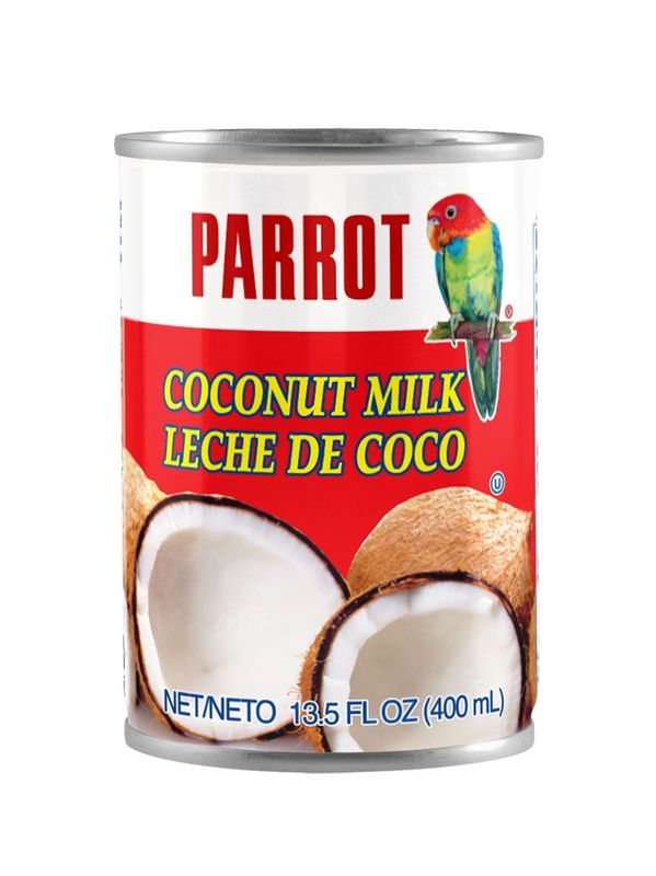 PARROT LECHE DE COCO, Coconut Milk 400ml 13.5fl oz (Red Label)