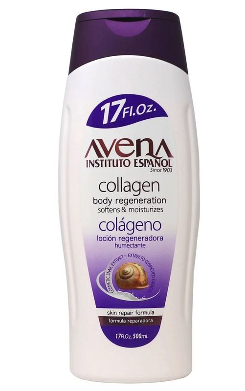 AVENA BODY COLAGENO 500ML CREMA LOCION, Avena Collagen Lotion Scented - 17 oz