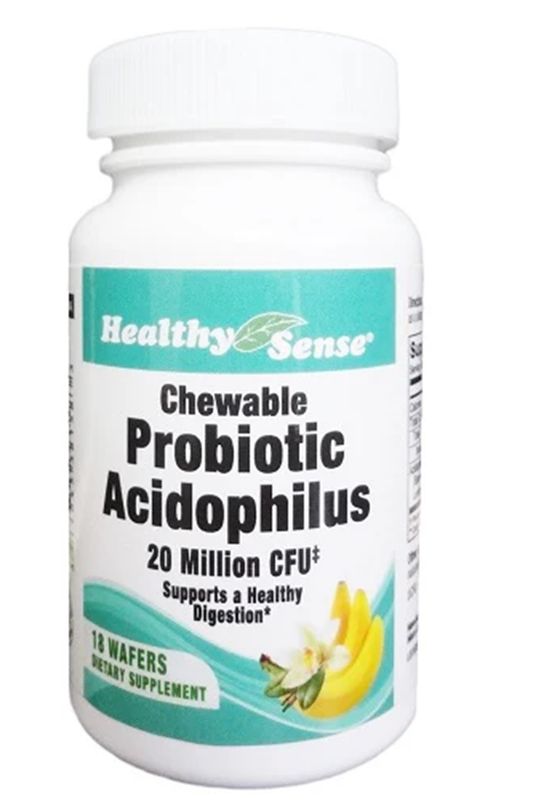 HS PROBIOTIC ACIDOPHILUS 18 TABLETAS MASTICABLES