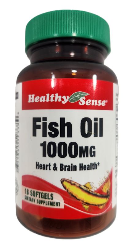 HEALTHY SENSE FISH OIL 1000MG FSCO 18 CAPSULAS GEL