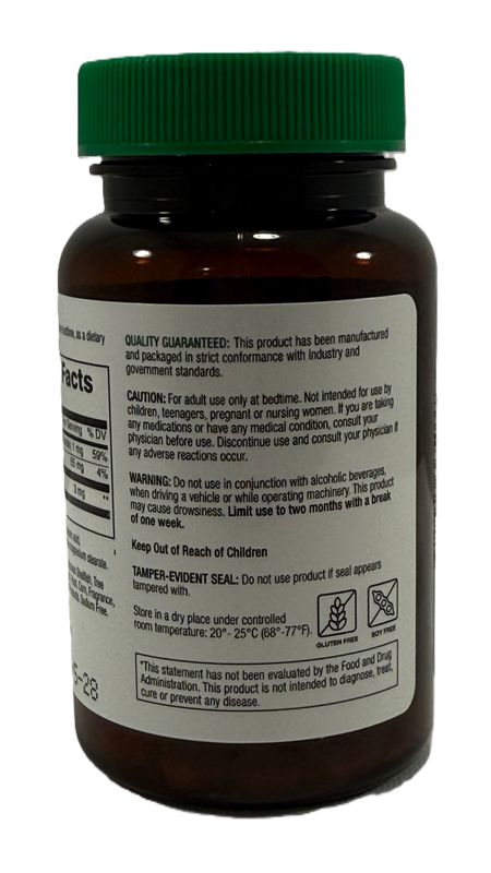 HS MELATONIN 3 MG CON VITAMINA B6 20 TABLETAS