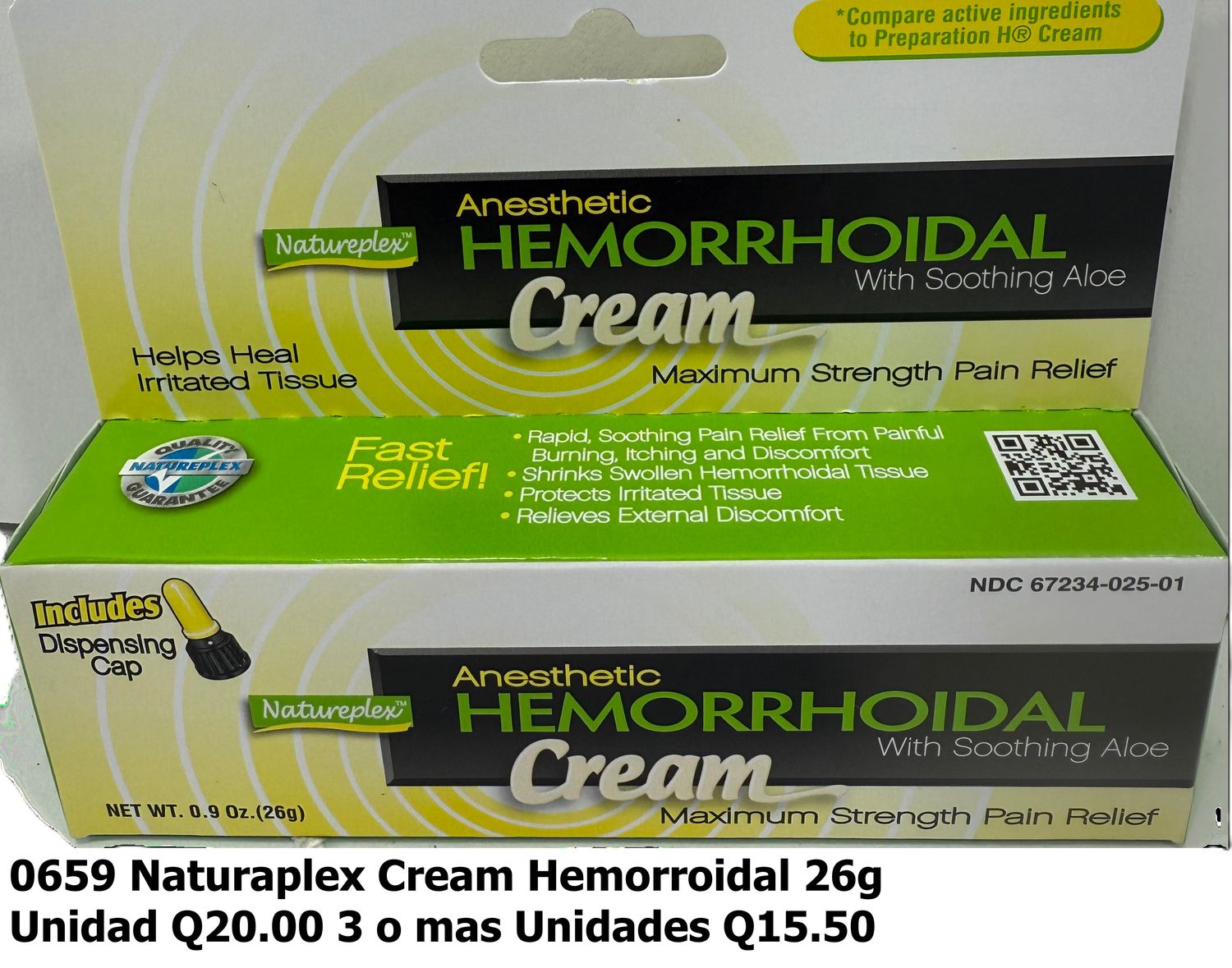 NATURAPLEX CREAM HEMORROIDAL  26 G