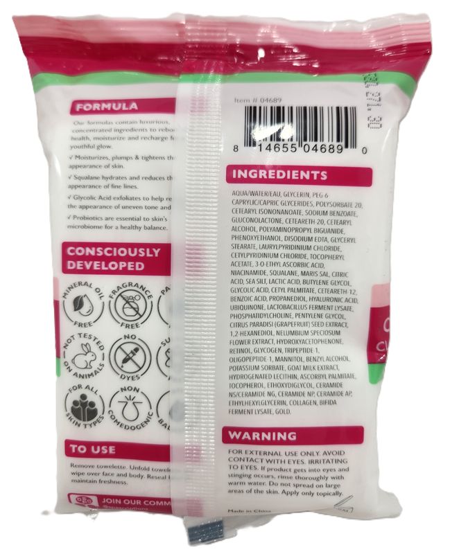 CLINICALS SPASCRIPTIONS WIPES CON COLLAGENO 30 WIPES