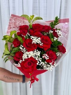 1 Dozen Red Rose Bouquet