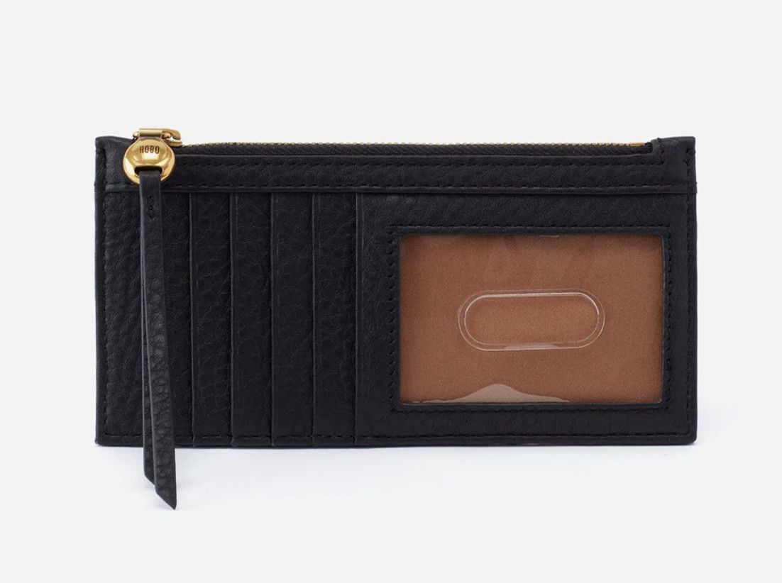 Carte Card Case - Pebbled Leather, Color: Black