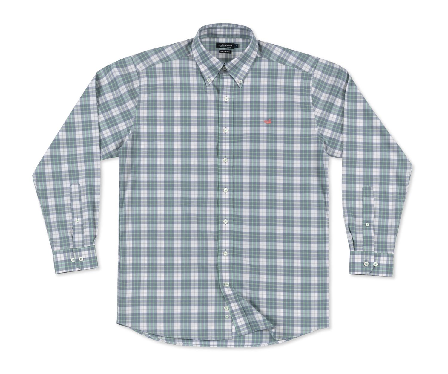 Bluefish Performance Plaid Dress Shirt