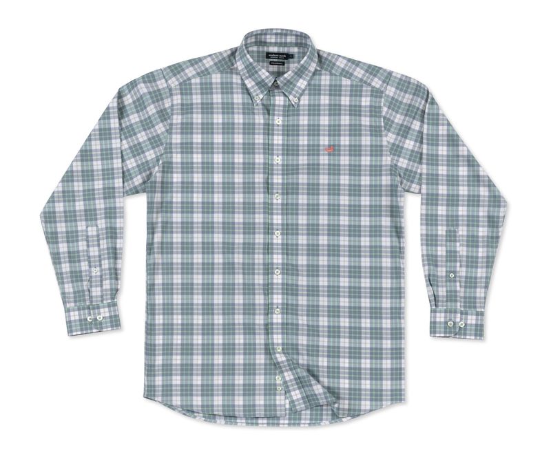 Bluefish Performance Plaid Dress Shirt