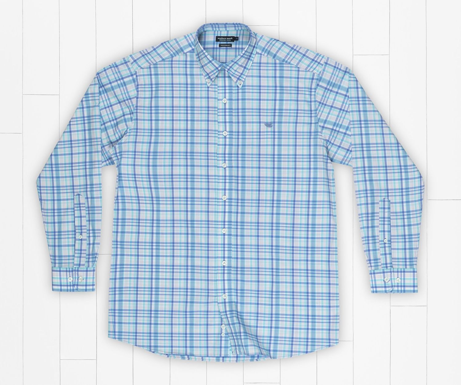 Nassau Performance Plaid Dress Shirt