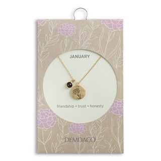 Birthstone Charm Necklace 