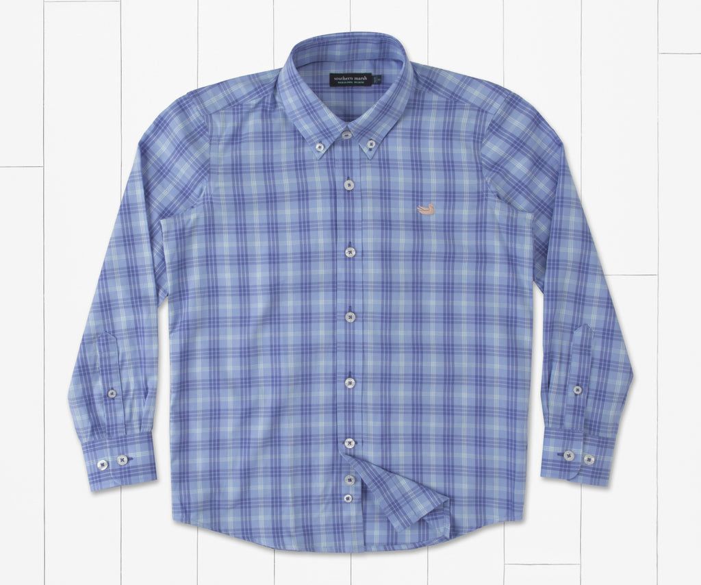 Youth Middleton Windowpane Dress Shirt