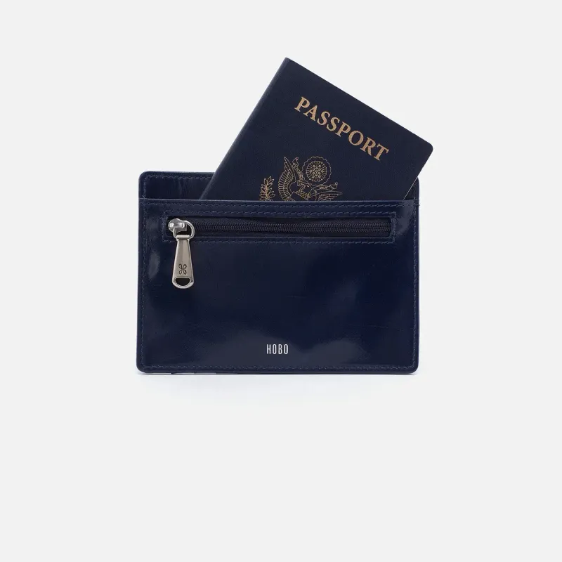 Euro Slide Credit Card Wallet - Polished Leather