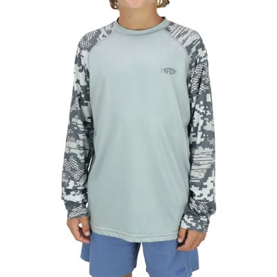 Youth Tactical Camo LS Performance Shirt 