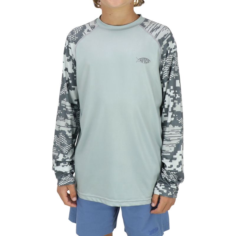 Youth Tactical Camo LS Performance Shirt 