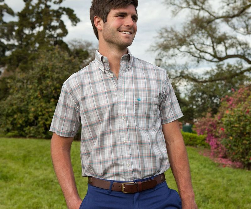 Catawba Plaid Dress Shirt - Short Sleeve 
