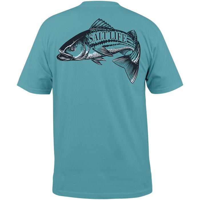 Striped Catch Short Sleeve Pocket Tee