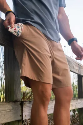 Everyday Short - Desert Tan - All Over Ducks Pocket