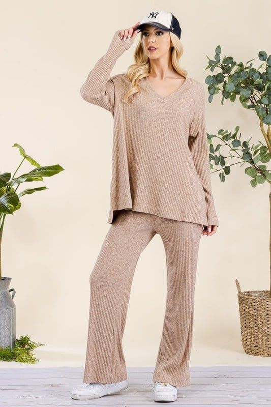 Ribbed Pants