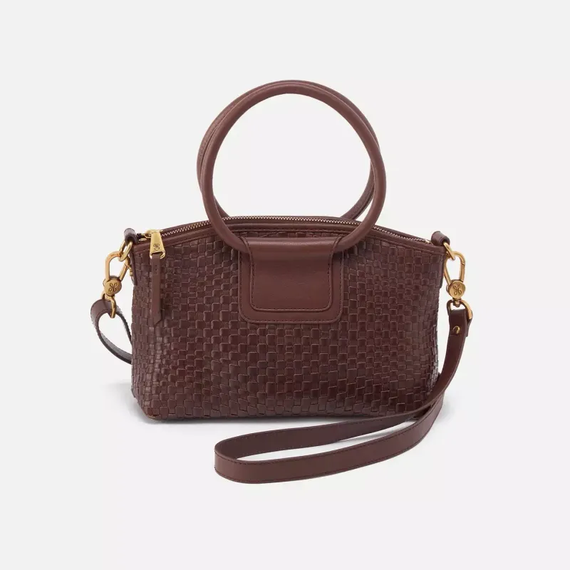 Sheila Top Zip Crossbody - Wave Weave Leather