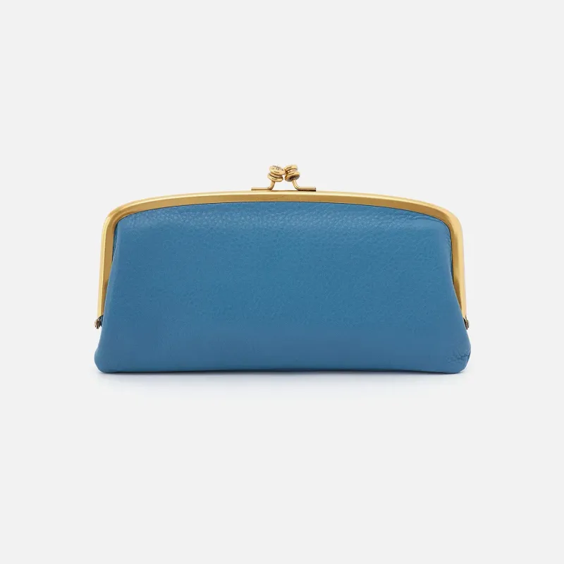Cora Large Frame Wallet - Pebbled Leather