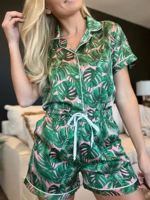 Satin Pajama Shorts