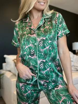 Satin Pajama Tops