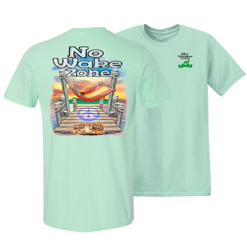 No Wake Zone Frog Tee