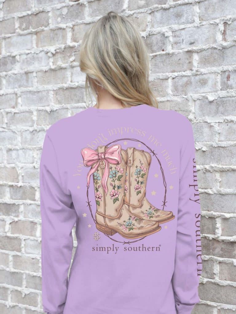 Impress Me Boots Long Sleeve T-Shirt