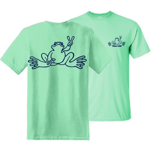 Navy  Frog Outline Tee