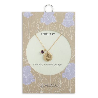 Birthstone Charm Necklace 