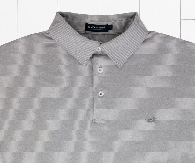 Biscayne Heather Performance Polo