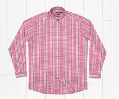 Shores Windowpane Performance Dress Shirt