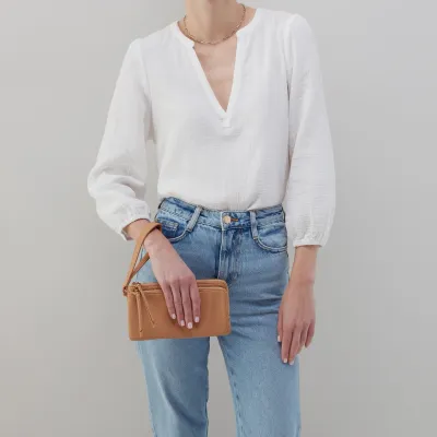 Dayton Wristlet - Pebbled Leather