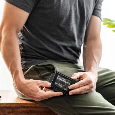 GA Bulldog Laser Engraved Front Pocket Wallet