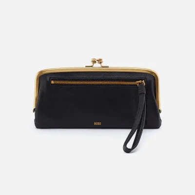 Cora Large Frame Wallet - Pebbled Leather
