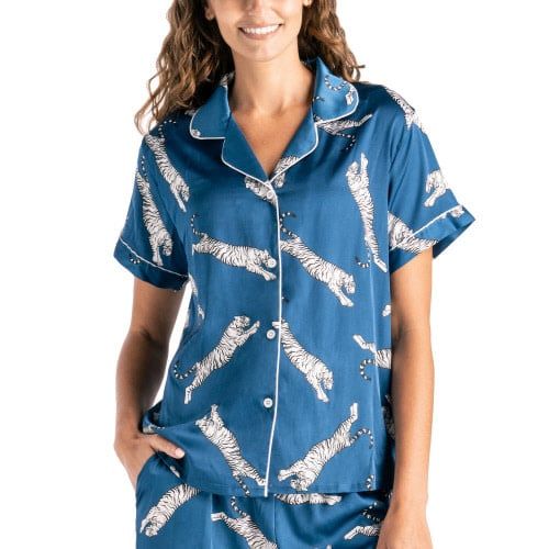 Satin Pajama Tops