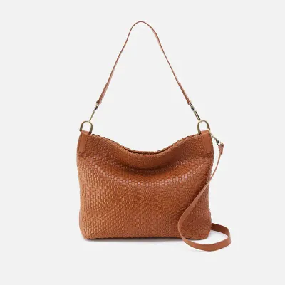 Pier Shoulder Bag  - Wave Weave Leather