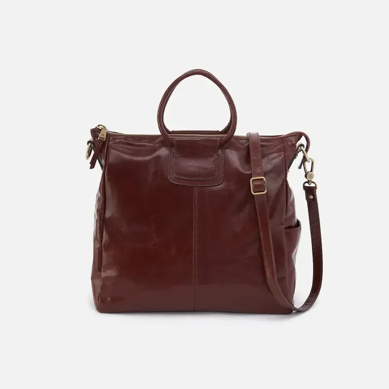 SHEILA Large Satchel - Polished Leather