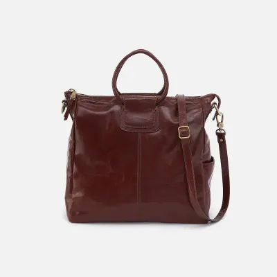 SHEILA Large Satchel - Polished Leather