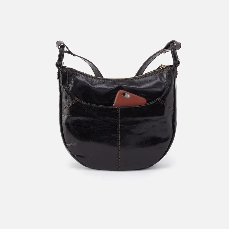 Sheila Scoop Crossbody - Polished Leather
