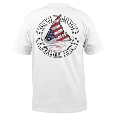 Redfish Stars and Stripes Short Sleeve Pocket Tee