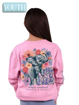 Youth &#39;Born To Bloom&#39; Long Sleeve T-Shirt