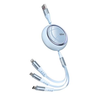 Retractable 3-in-1 Data Cable