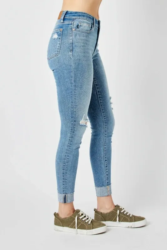 PLUS Cuff Skinny Jean