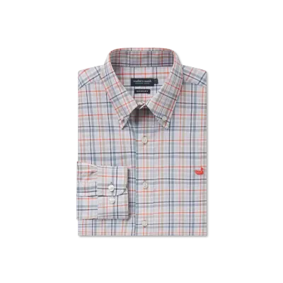 Van Buren Performance Grid Dress Shirt