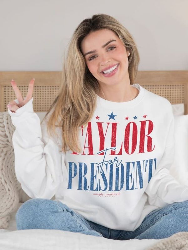 Taylor For President Crewneck Sweatshirt