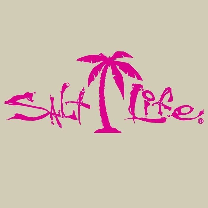 SIG PALM TREE DECAL PINK MED