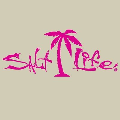 SIG PALM TREE DECAL PINK MED