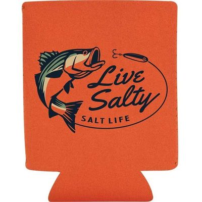 Salty Striper Orange Can Holder