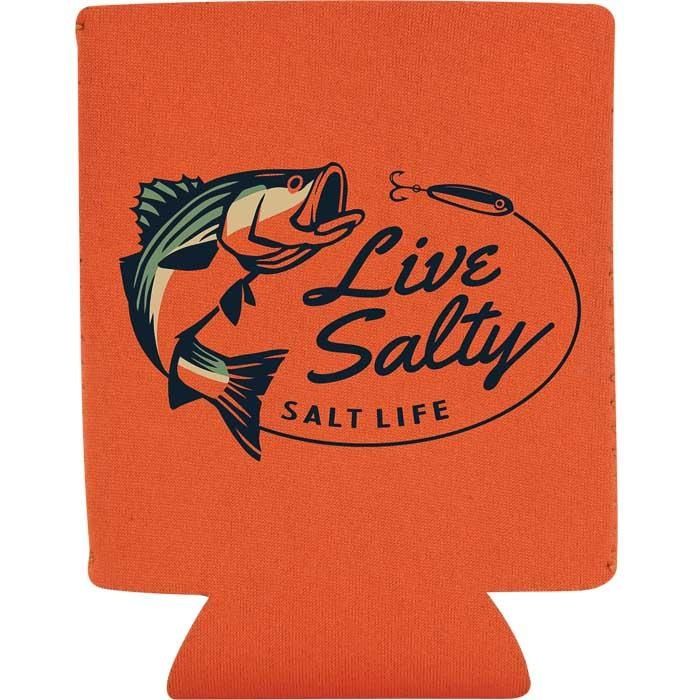 Salty Striper Orange Can Holder
