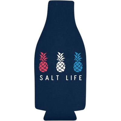 Tres Palms Navy Bottle Holder